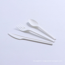 100% biodegradable customized CPLA Spoon PLA knife PLA FORK